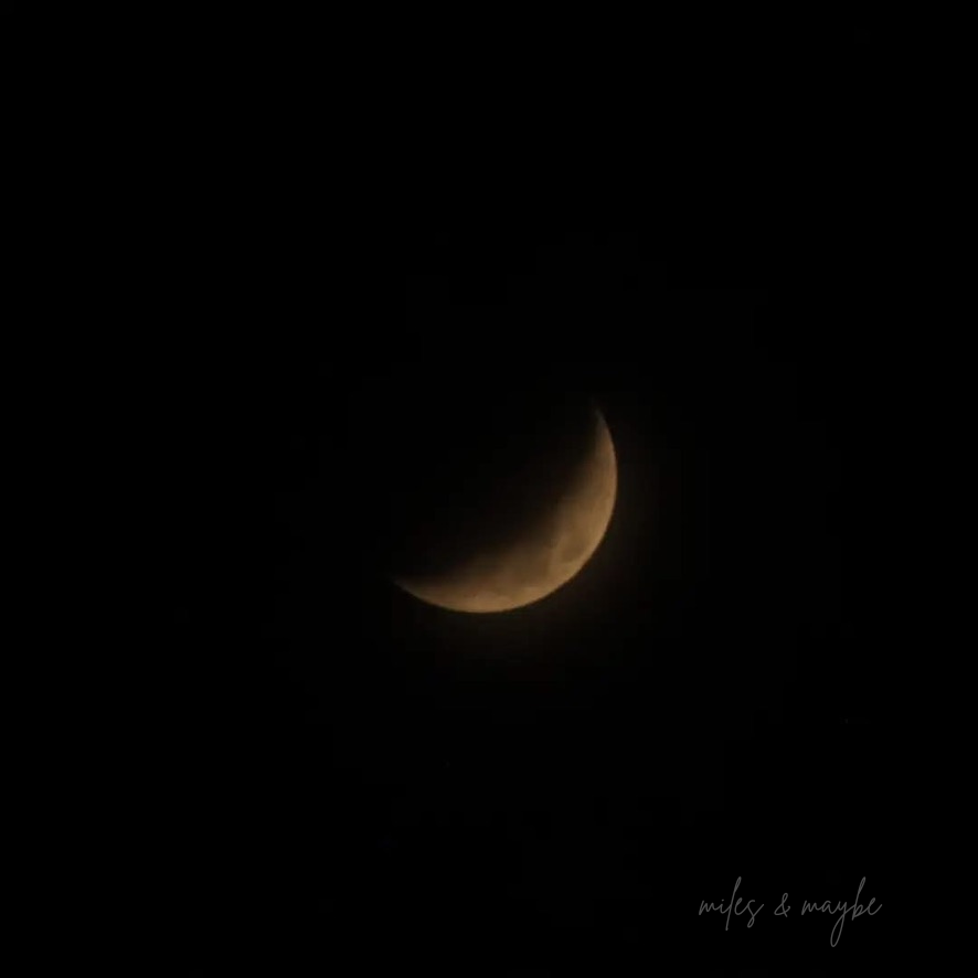 Crescent moon